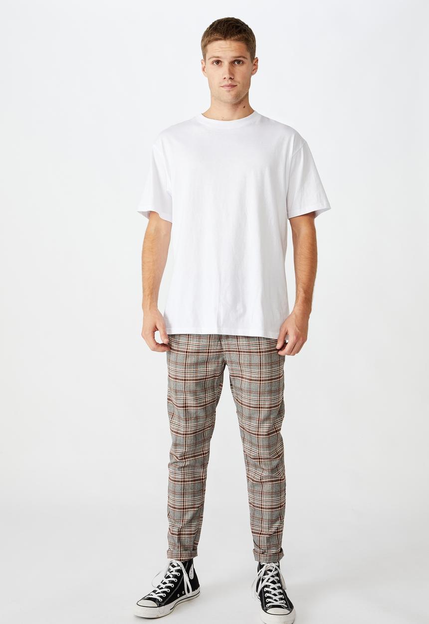 Cotton On - Oxford trouser - grey prince check