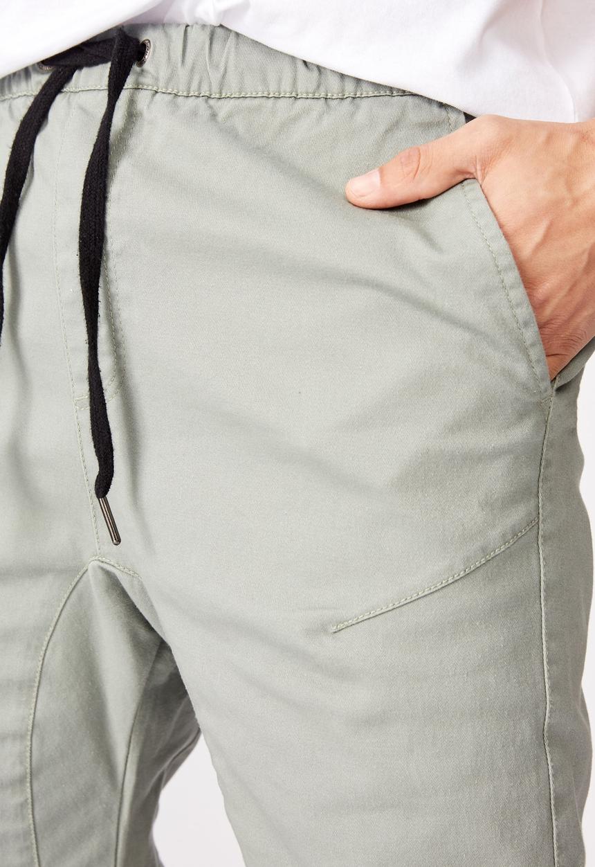 Cotton On - Drake cuffed pant - mist grey