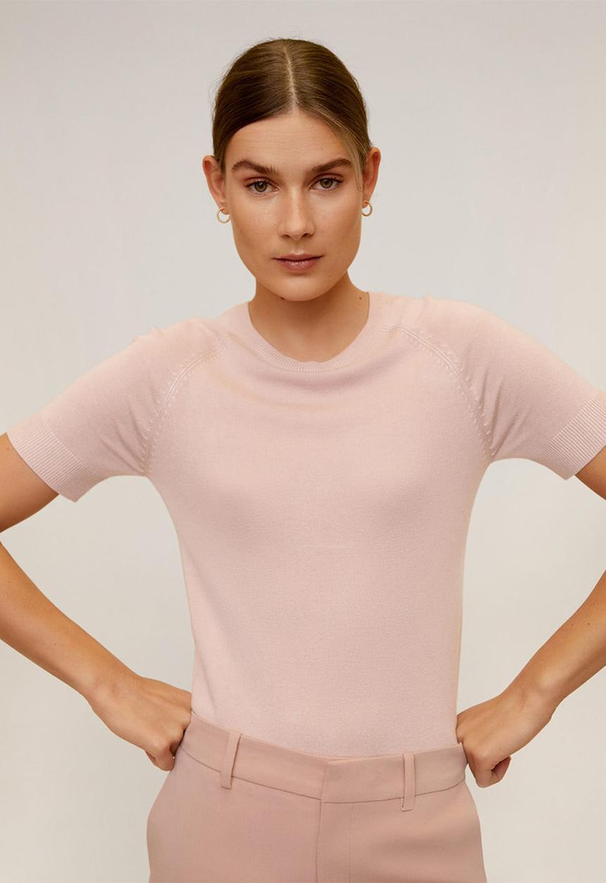 MANGO - Almas sweater - pink