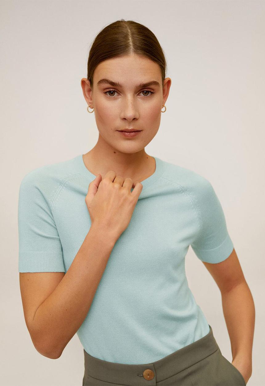 MANGO - Almas sweater - blue