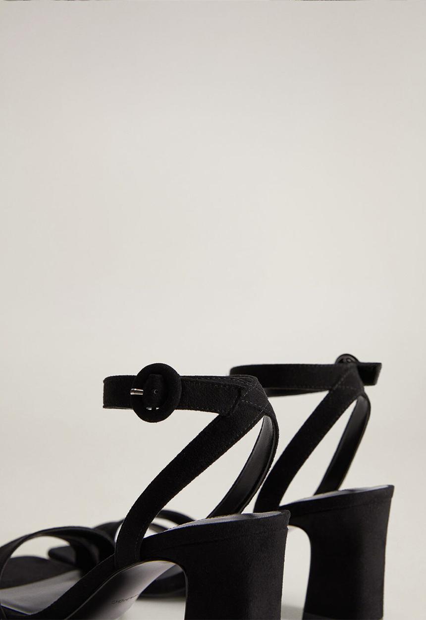 MANGO - Bomb heel - black