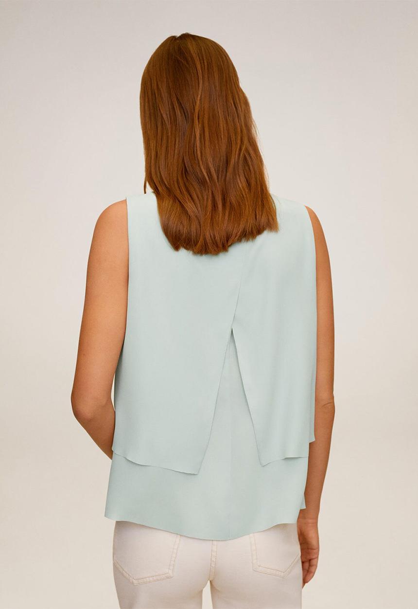 MANGO - Maracuya blouse - green