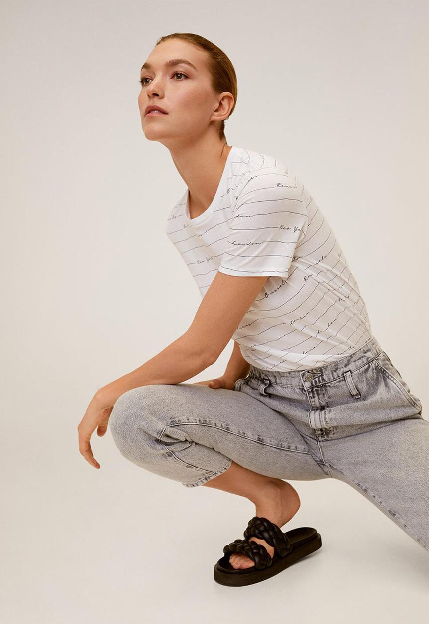 MANGO - Chalove T-shirt - white