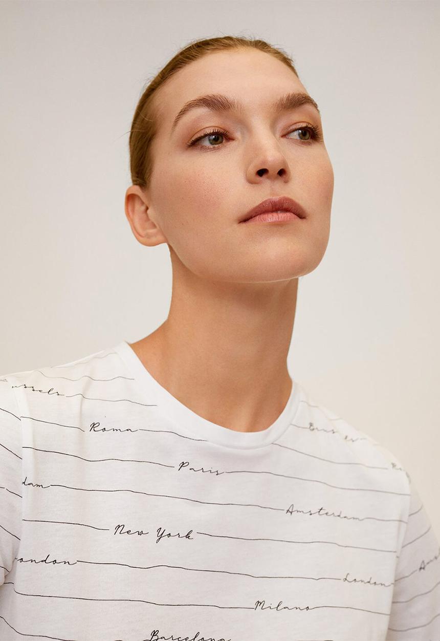 MANGO - Chalove T-shirt - white