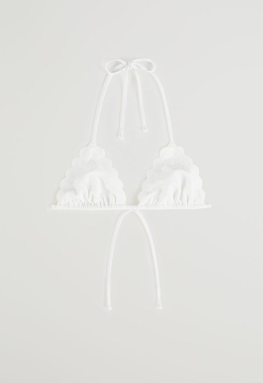 MANGO - Ondi top - white
