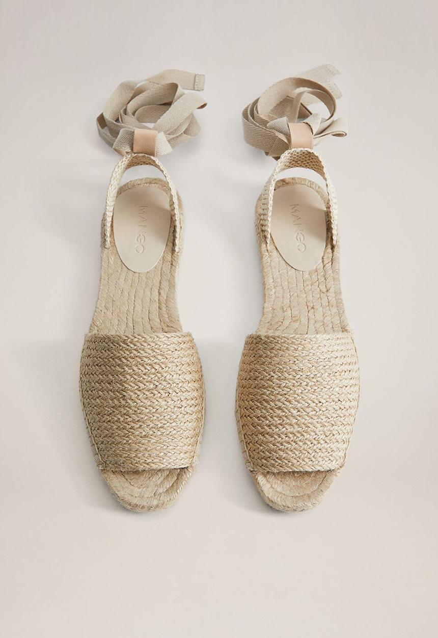 MANGO - Natural espadrille - light beige