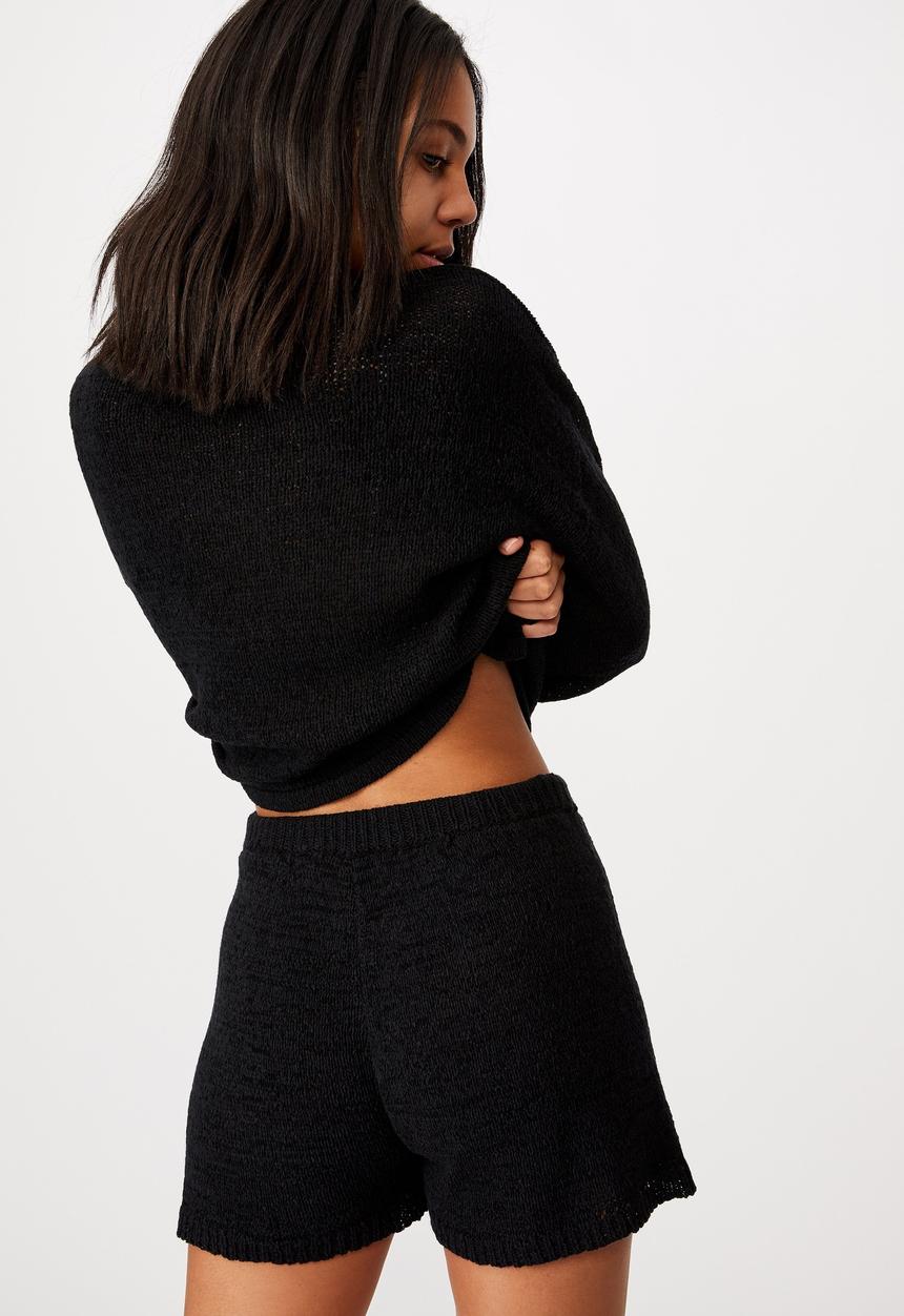 Cotton On - Summer lounge short -black