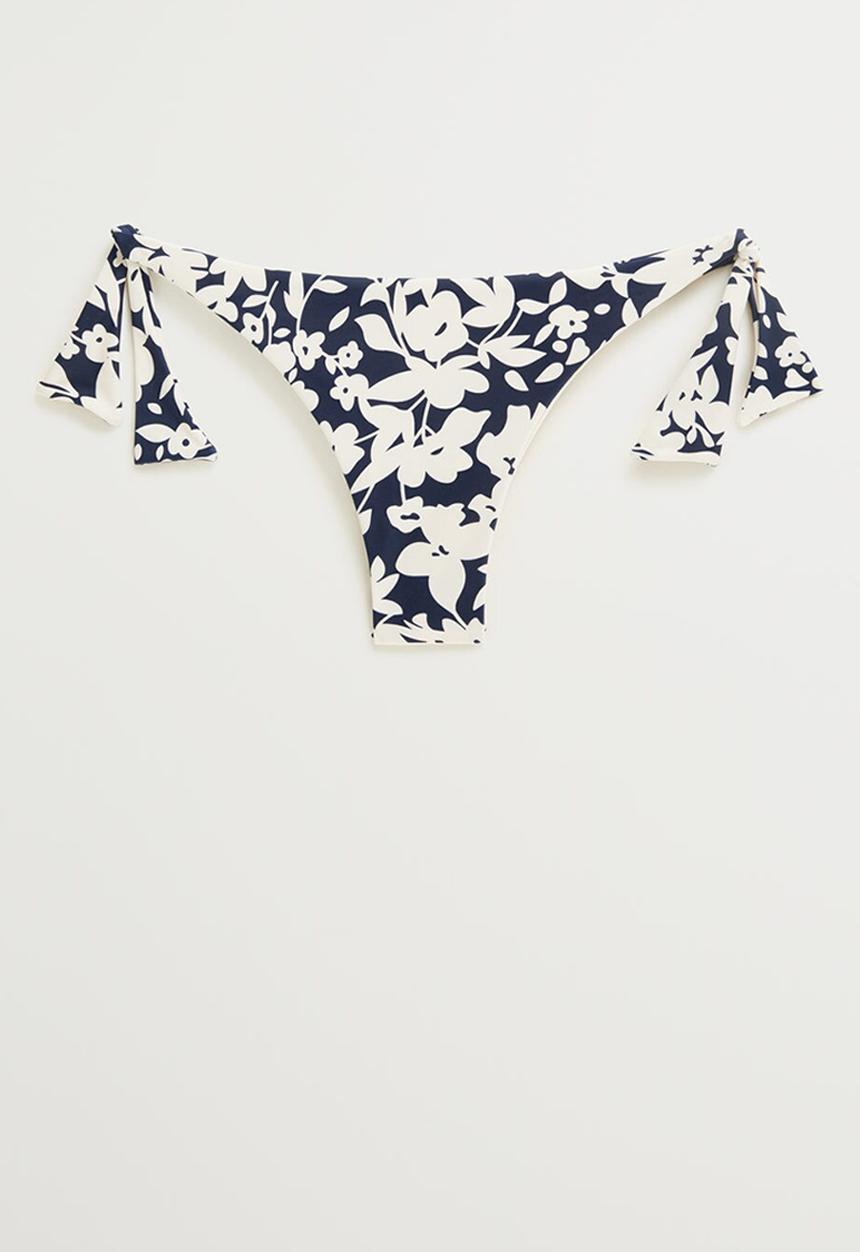 MANGO - Cupon bikini bottom - white & navy