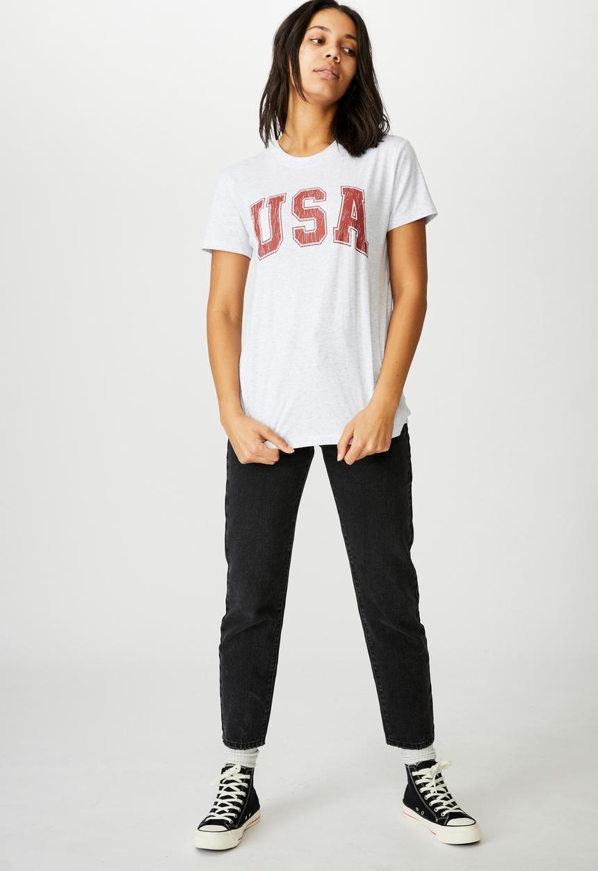 Cotton On - Classic slogan T-shirt - grey