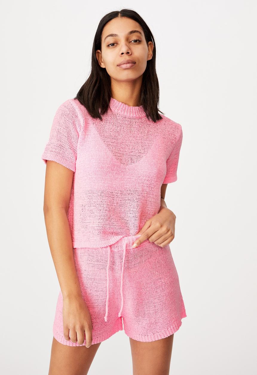 Cotton On - Summer lounge short -strawberry