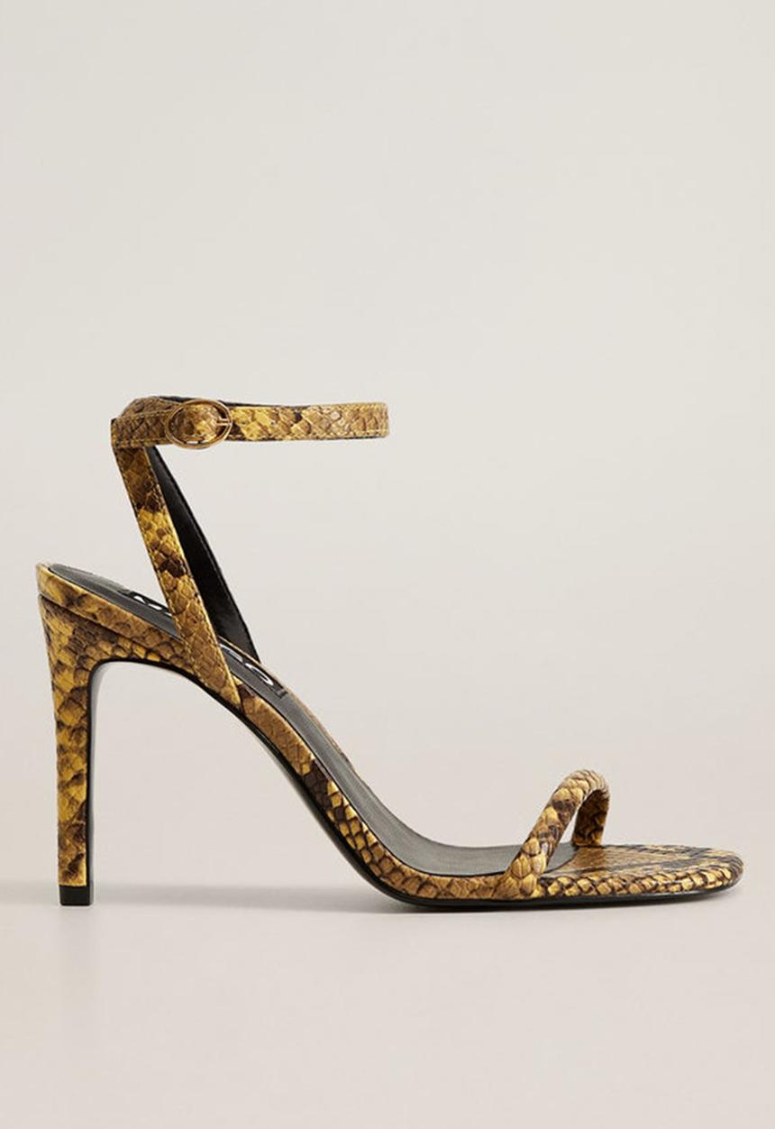 MANGO - Lali heel - light pastel yellow