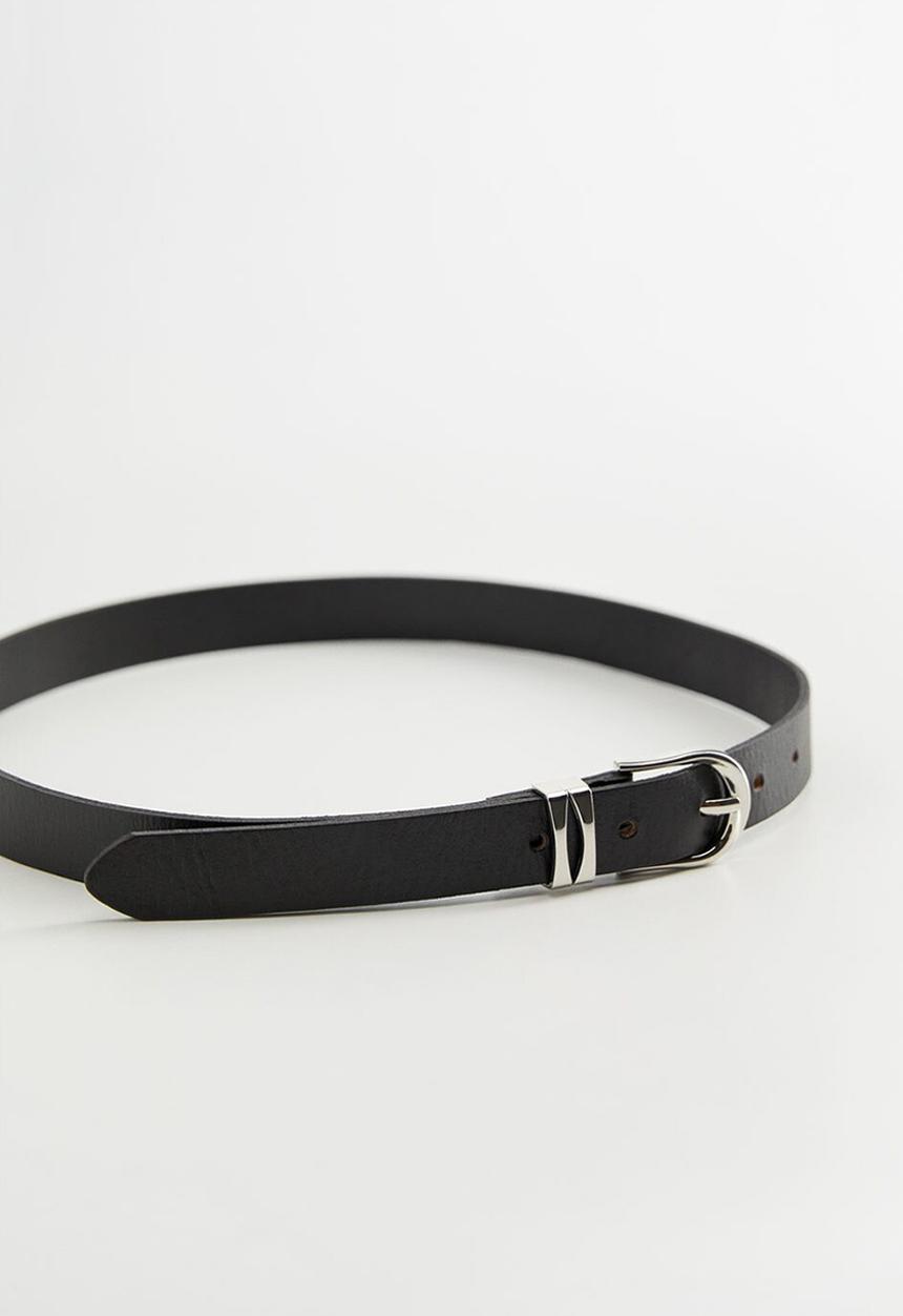 MANGO - Skin belt - black