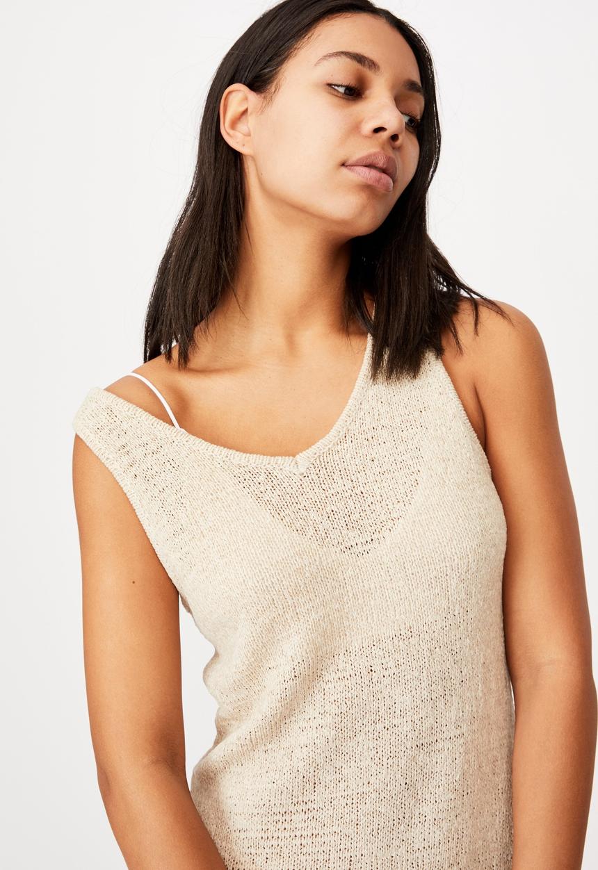 Cotton On - Summer lounge slip dress - neutral 