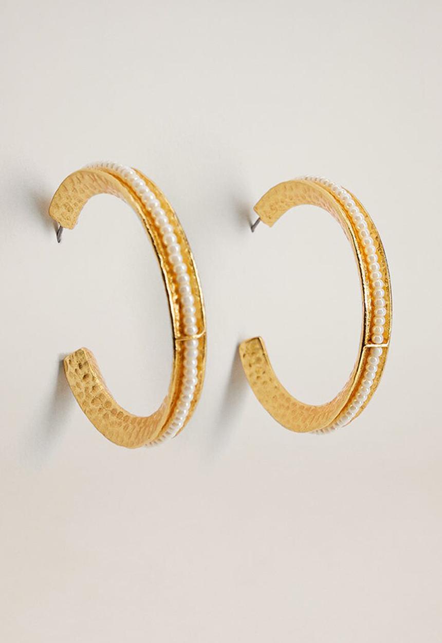 MANGO - Vikolora earrings - gold