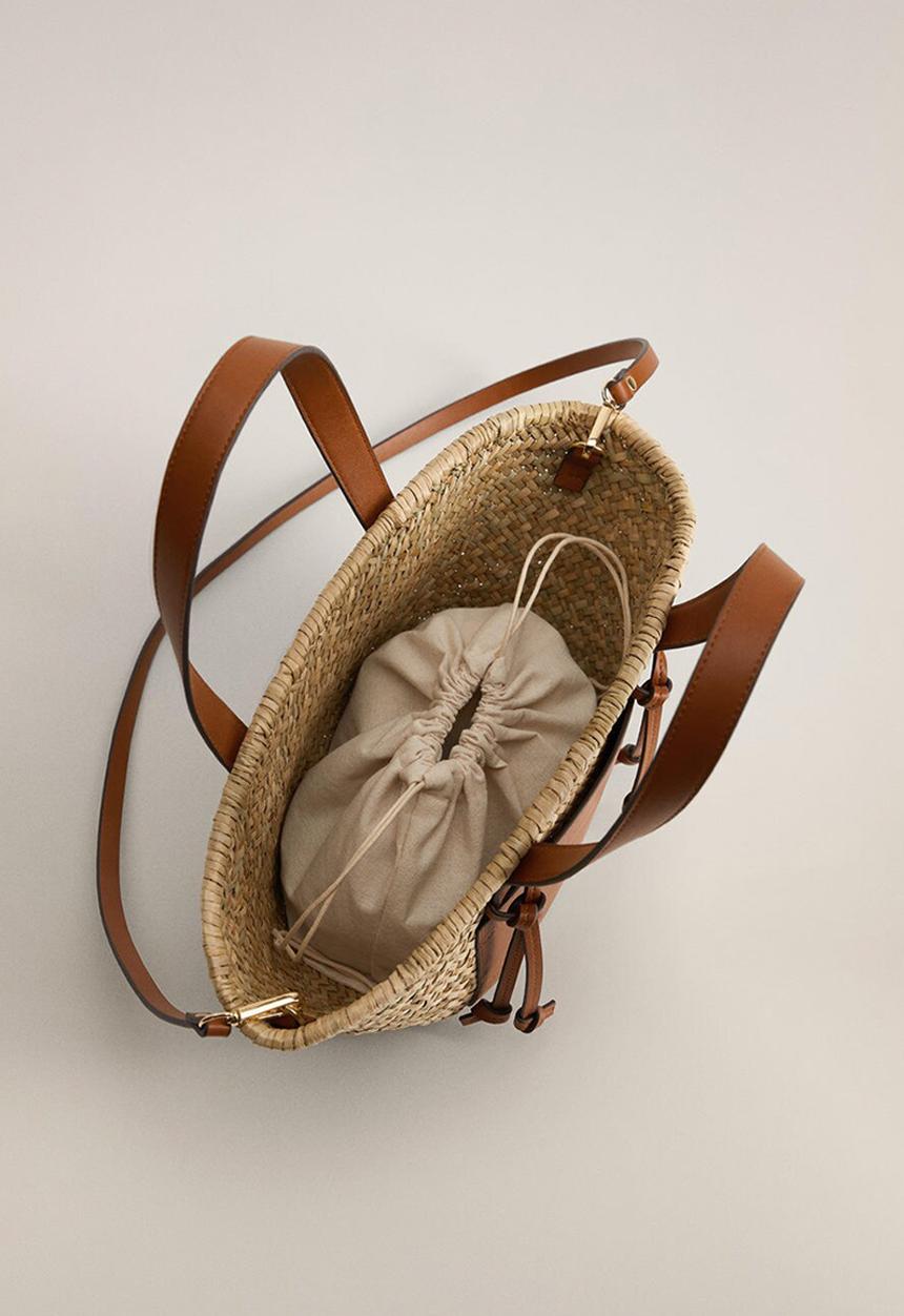 MANGO - Toscana bag - medium brown