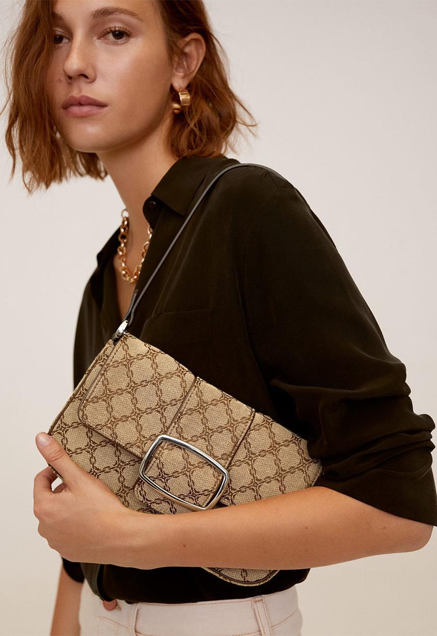 MANGO - Rioja bag - beige