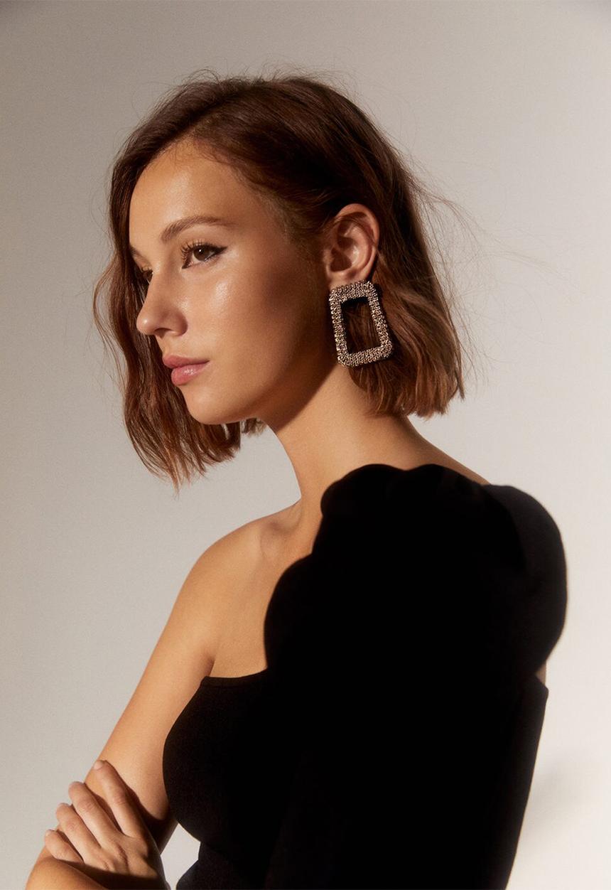 MANGO - Earrings rihanna - silver