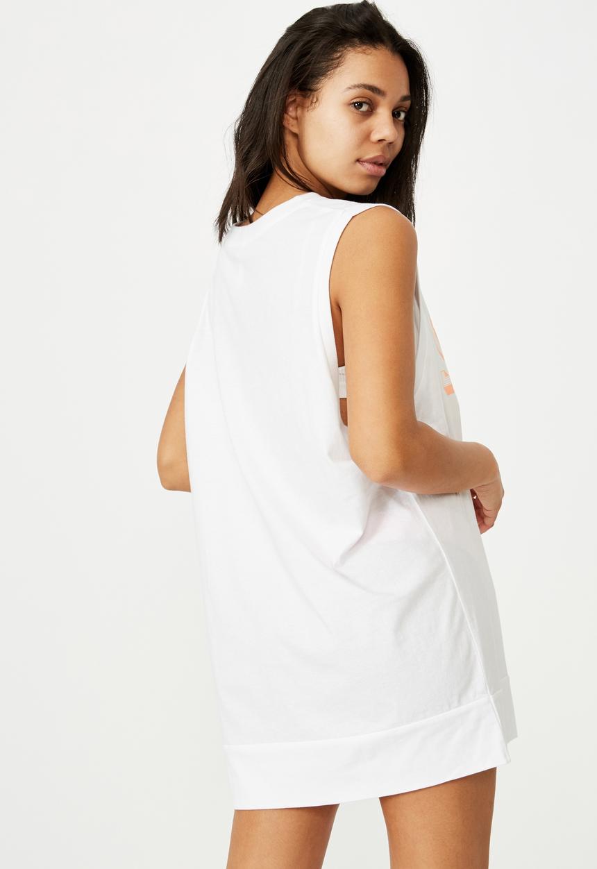 Cotton On - 90s Tank nightie - white 