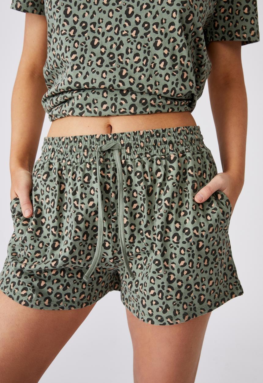 Cotton On - Jersey sleep short - khaki 