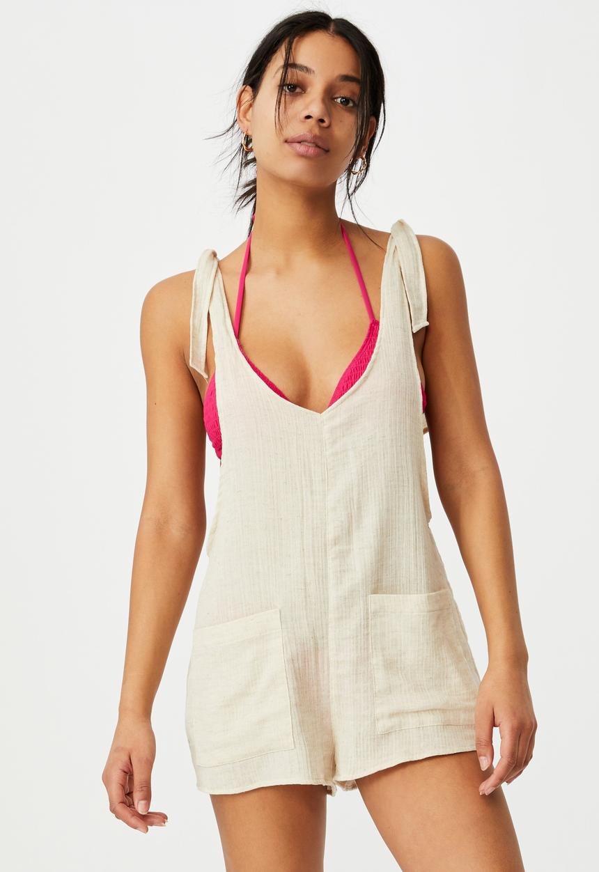Cotton On - Beach playsuit - neutral
