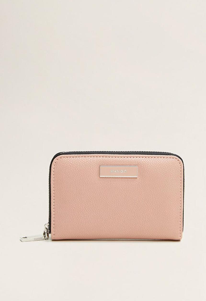 MANGO - Badu wallet - light pastel pink