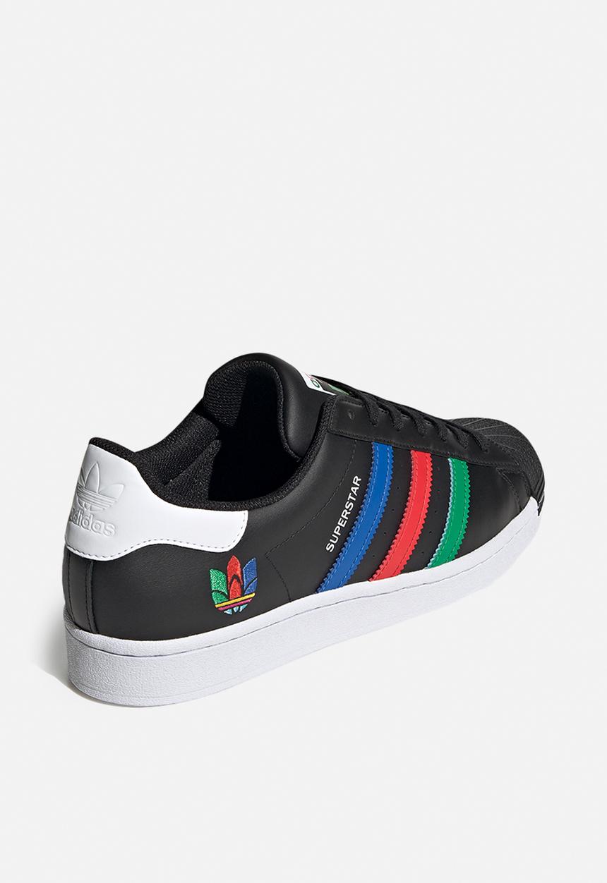 adidas Originals - Superstar - core black/green/ftwr white