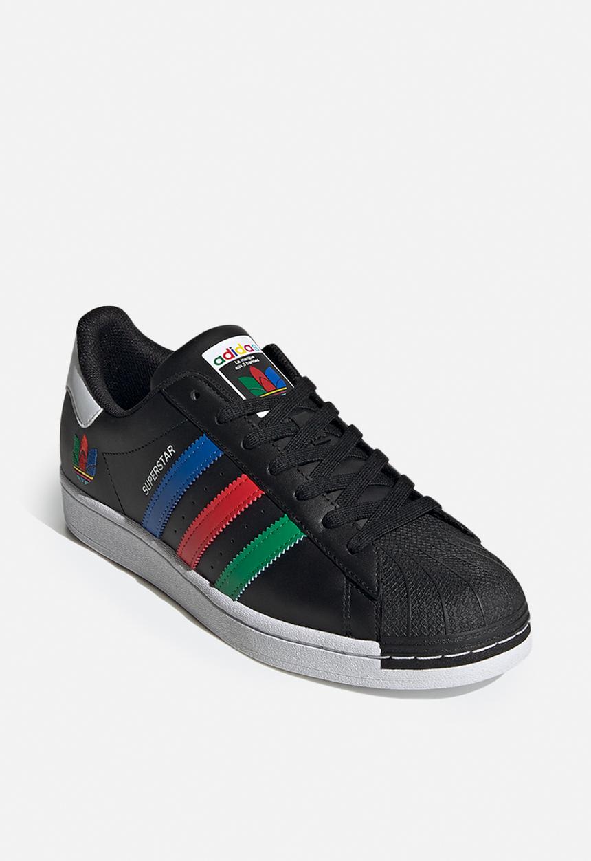 adidas Originals - Superstar - core black/green/ftwr white