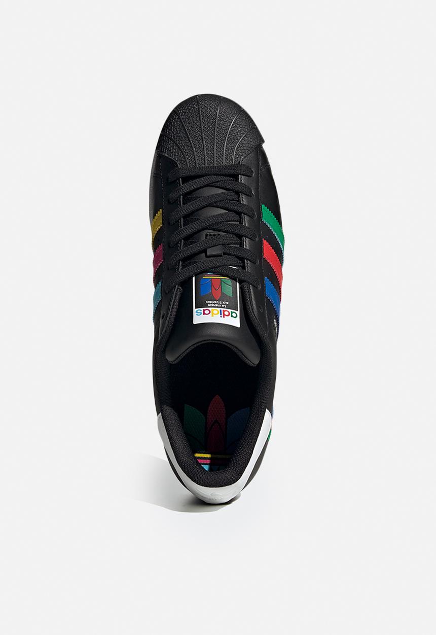 adidas Originals - Superstar - core black/green/ftwr white
