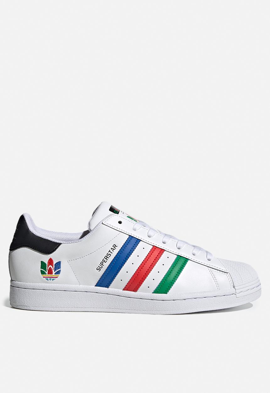 adidas Originals - Superstar - ftwr white/green/core black