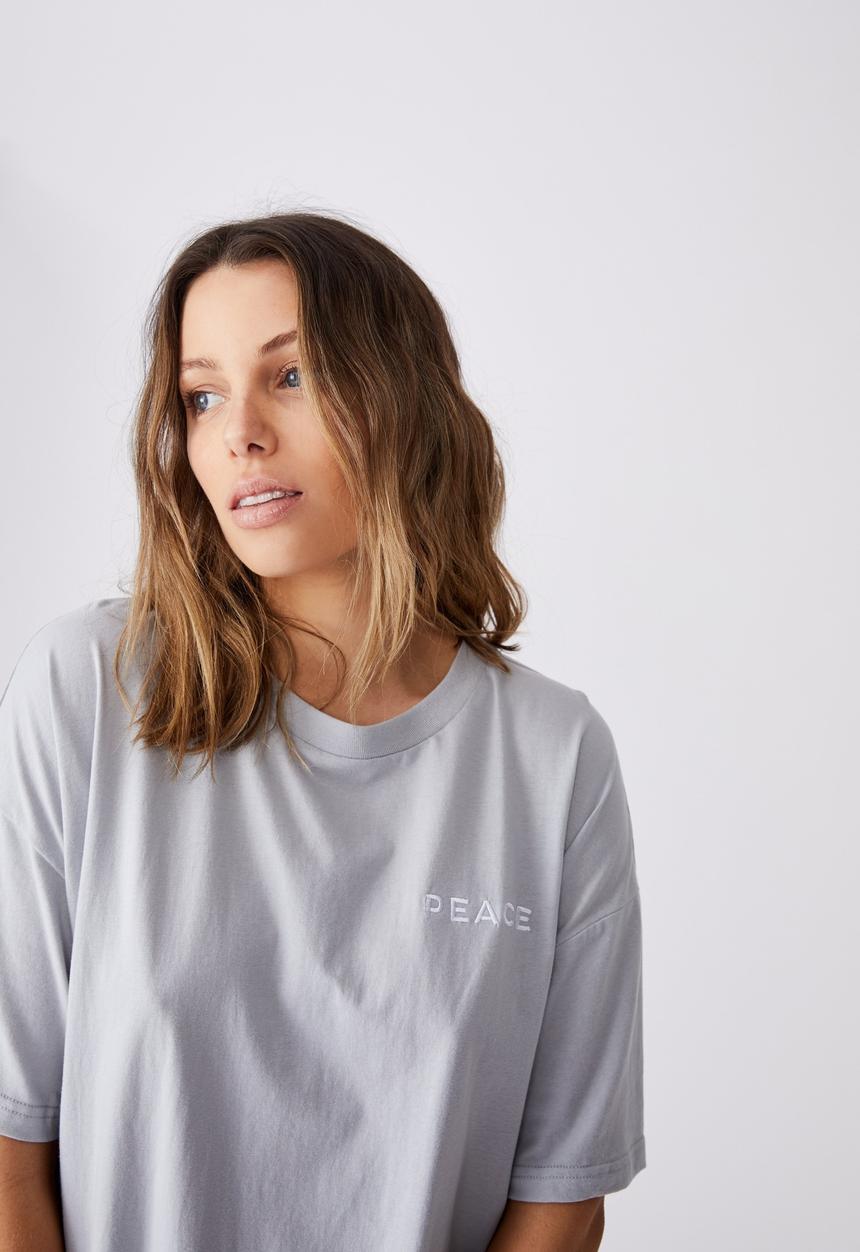 Cotton On - 90s T-shirt nightie - grey 