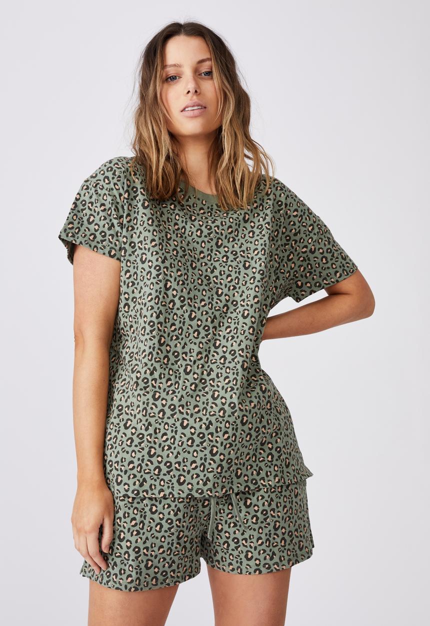 Cotton On - Jersey sleep T-shirt - khaki 