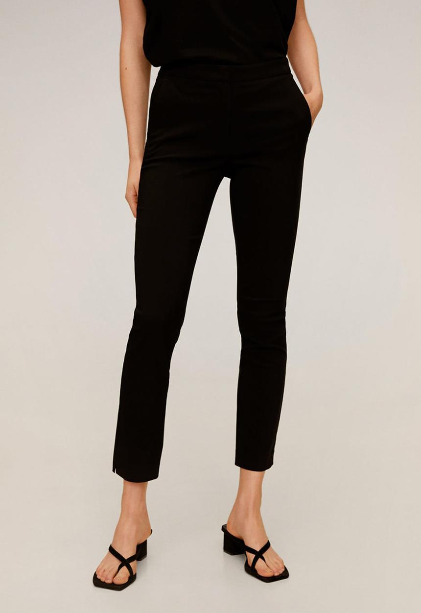 MANGO - Cola trousers - black