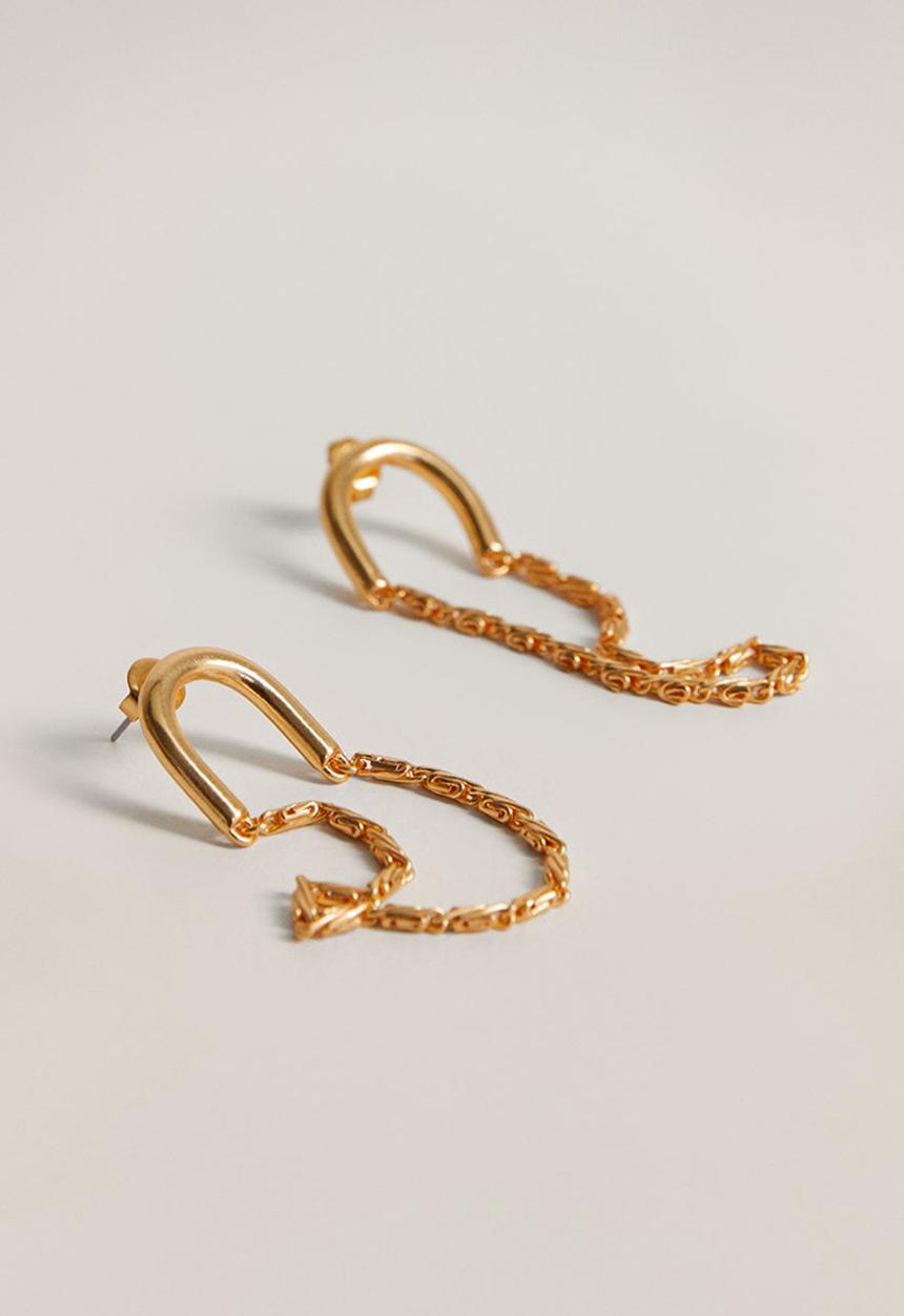 MANGO - Mirjan earrings - gold