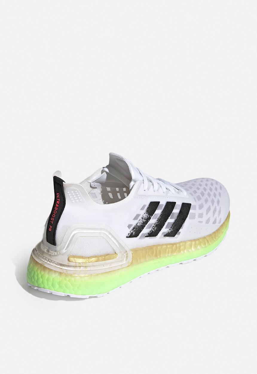 adidas Performance - UltraBOOST pb - ftwr white/core black/signal green