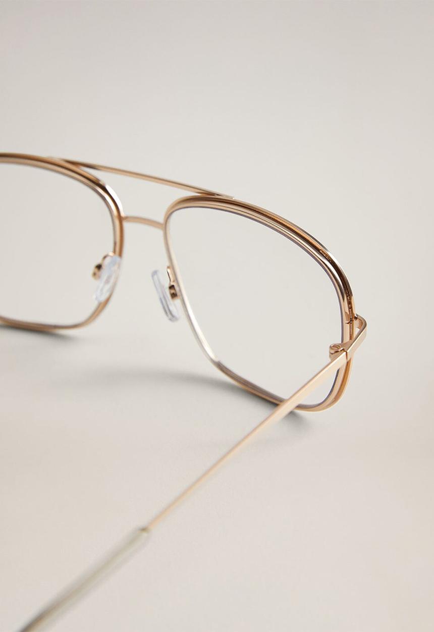 MANGO - Optical sunglasses - gold