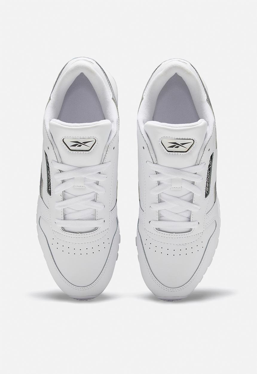 Reebok - Classic leather - white / silver met. / white