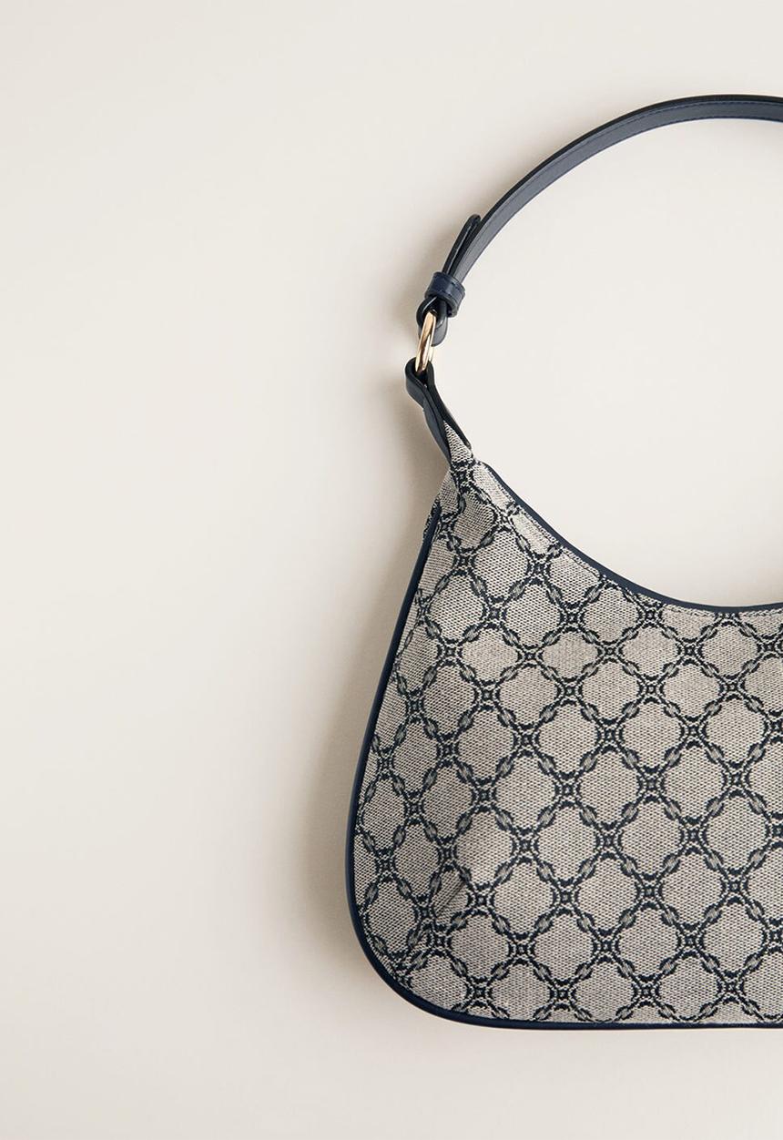 MANGO - Ride bag - blue & grey 