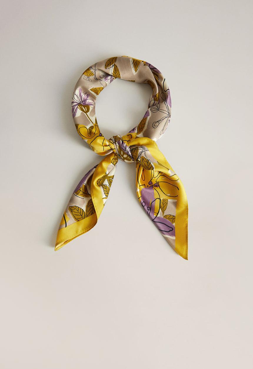 MANGO - Rita neck scarf - light pastel purple