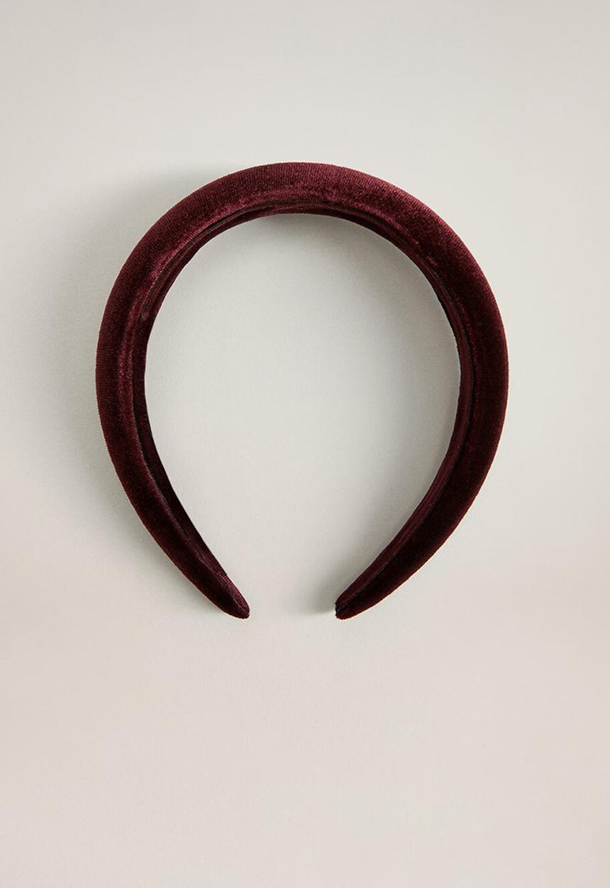 MANGO - Rosalie hairband - dark red