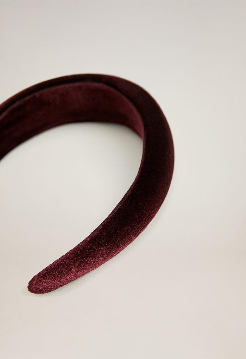 MANGO - Rosalie hairband - dark red