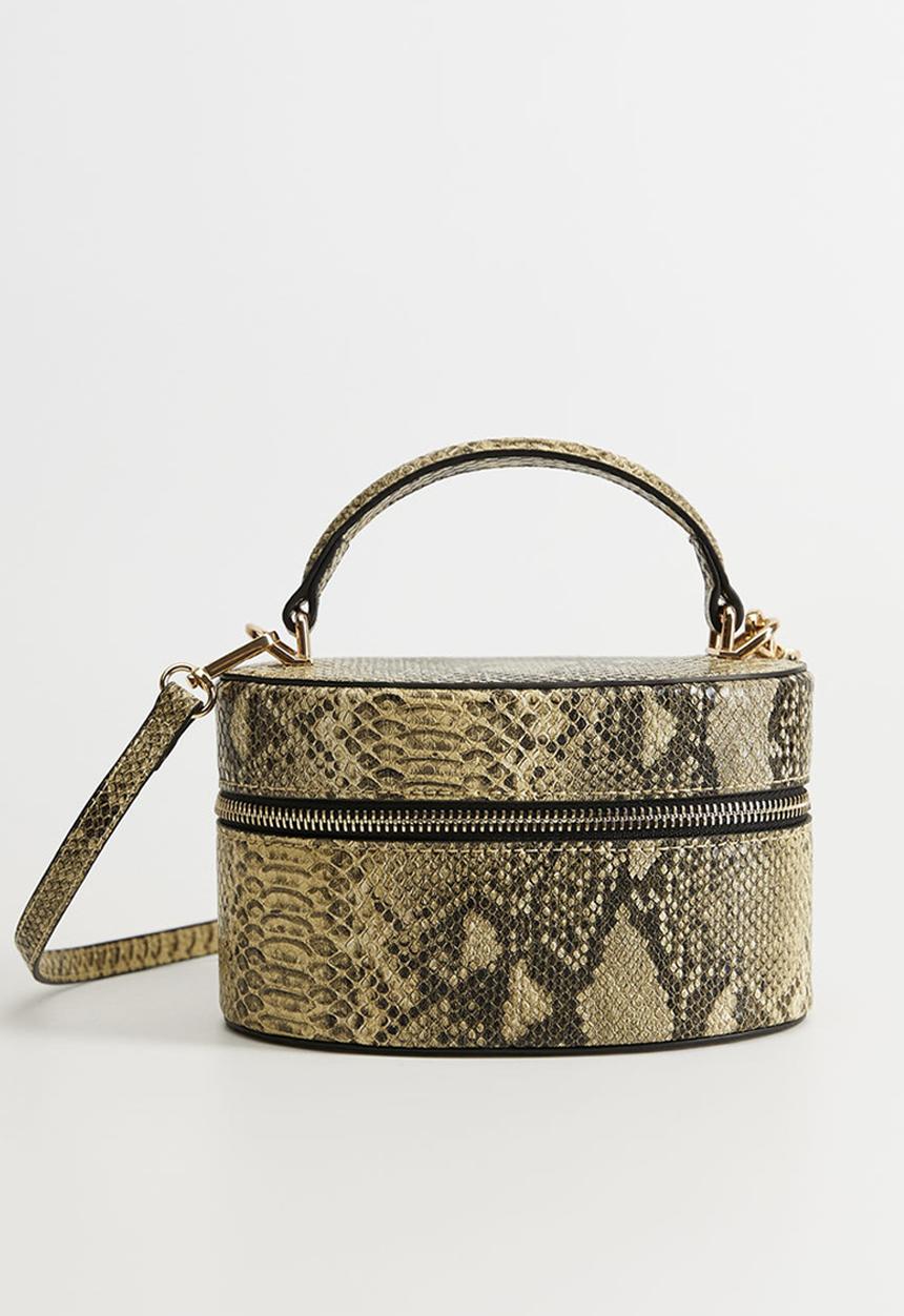 MANGO - Serbia bag - beige & khaki