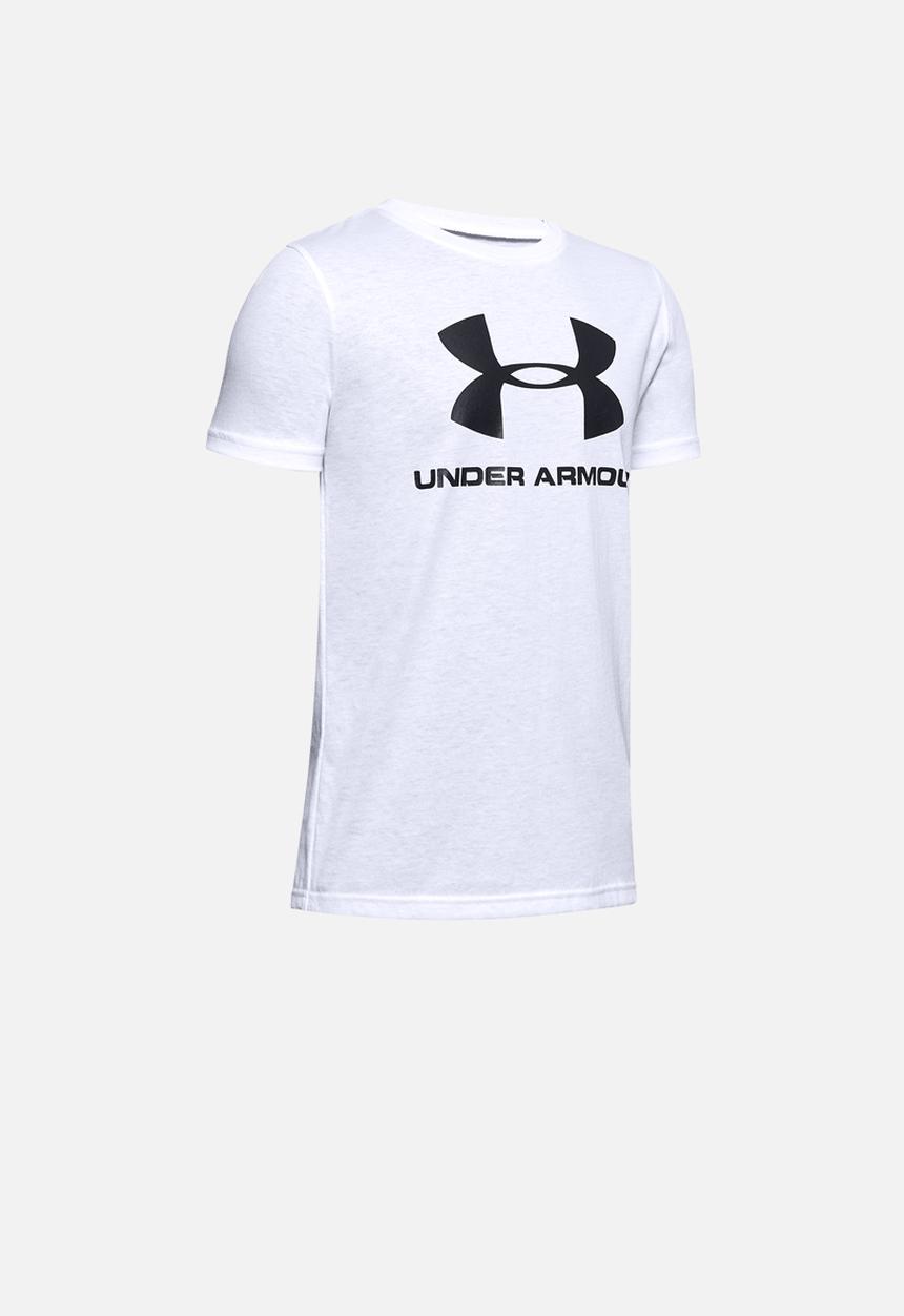 Under Armour - Sportstyle logo short sleeve T-shirt - white