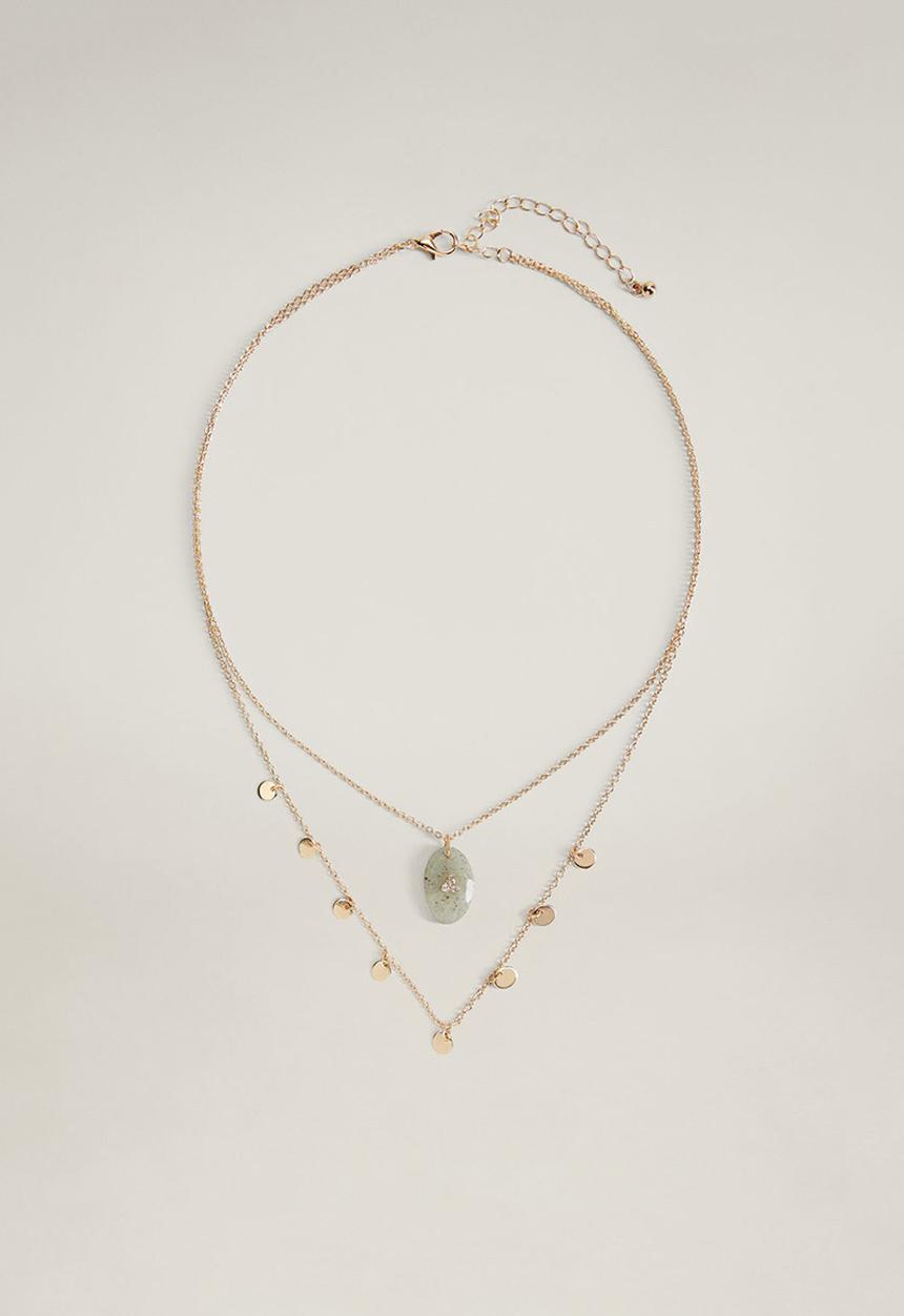 MANGO - Lae necklace - gold