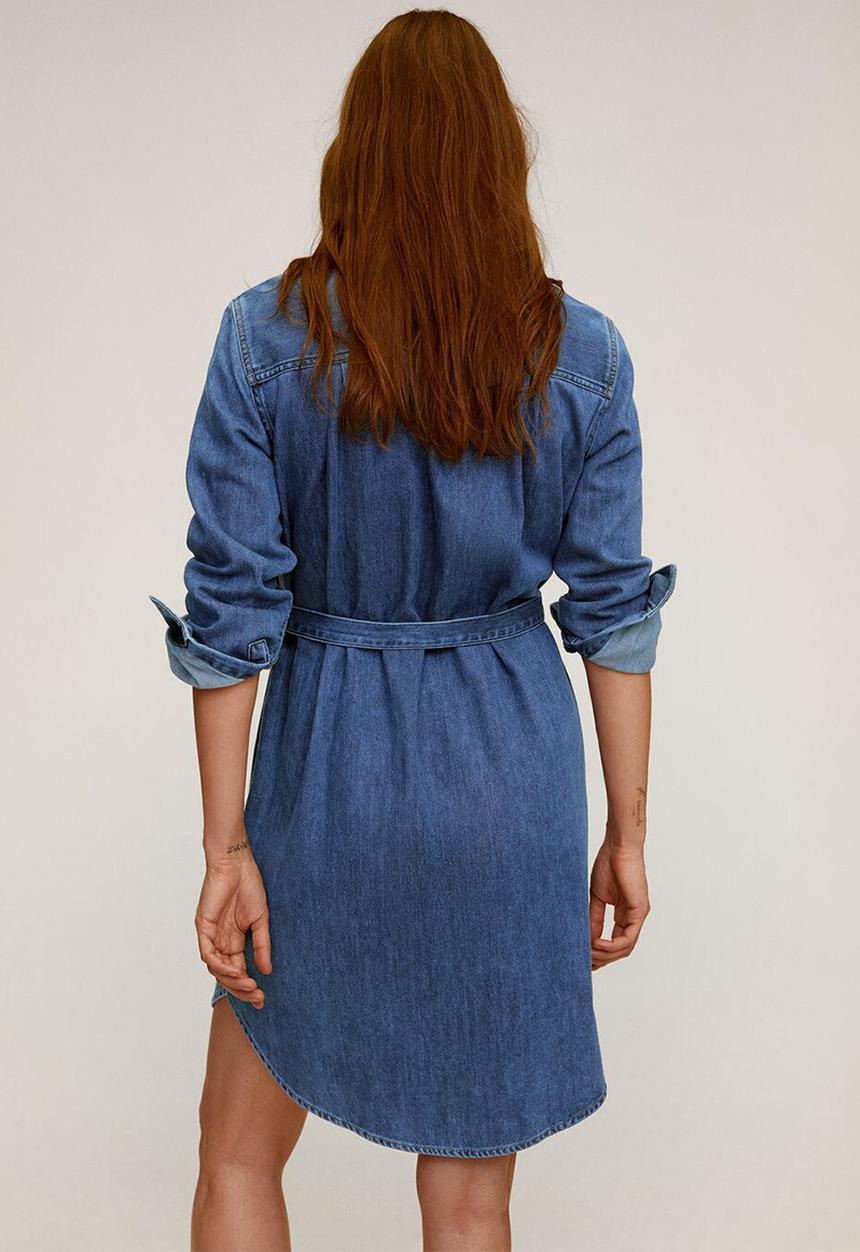 MANGO - Sharon denim dress - blue