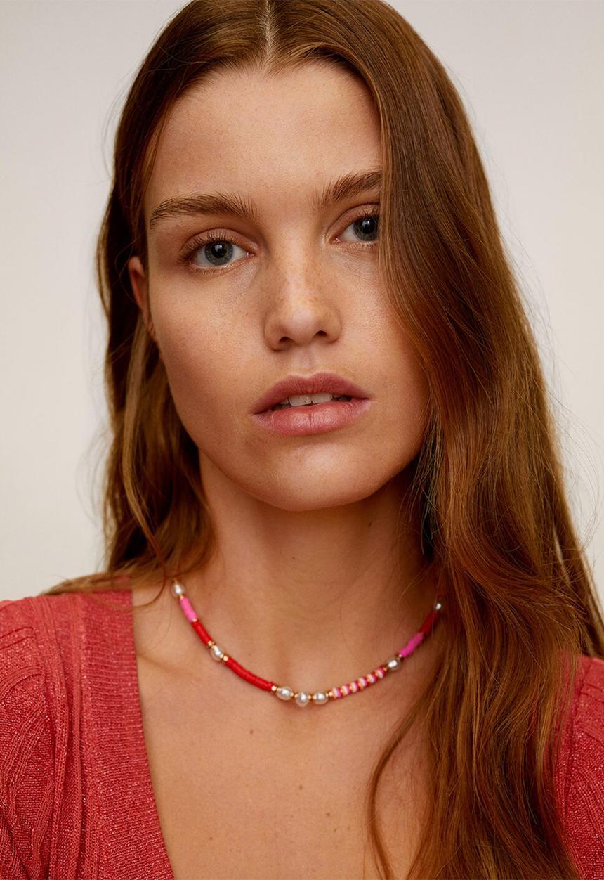 MANGO - Bliss necklace - pink