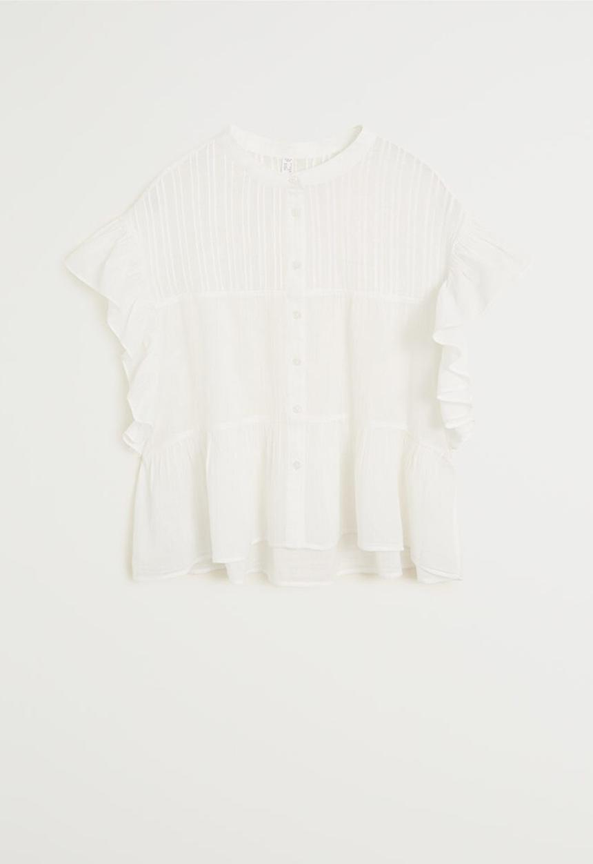 MANGO - Blouse cecilia - off white 