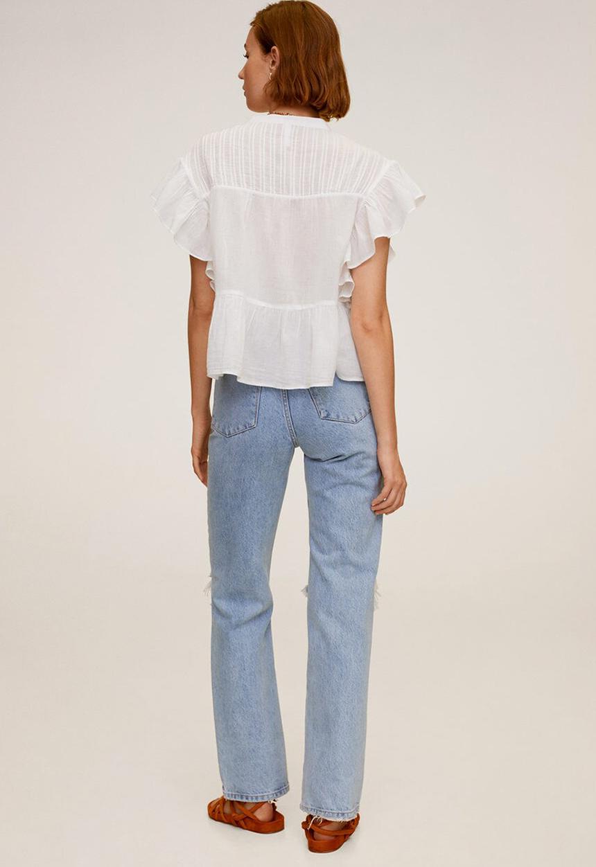 MANGO - Blouse cecilia - off white 