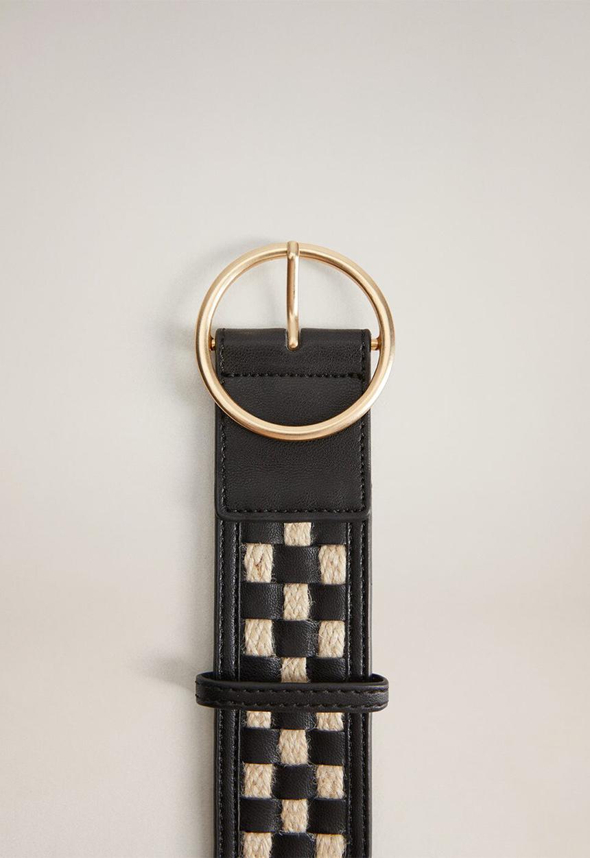 MANGO - Cuadri belt - black