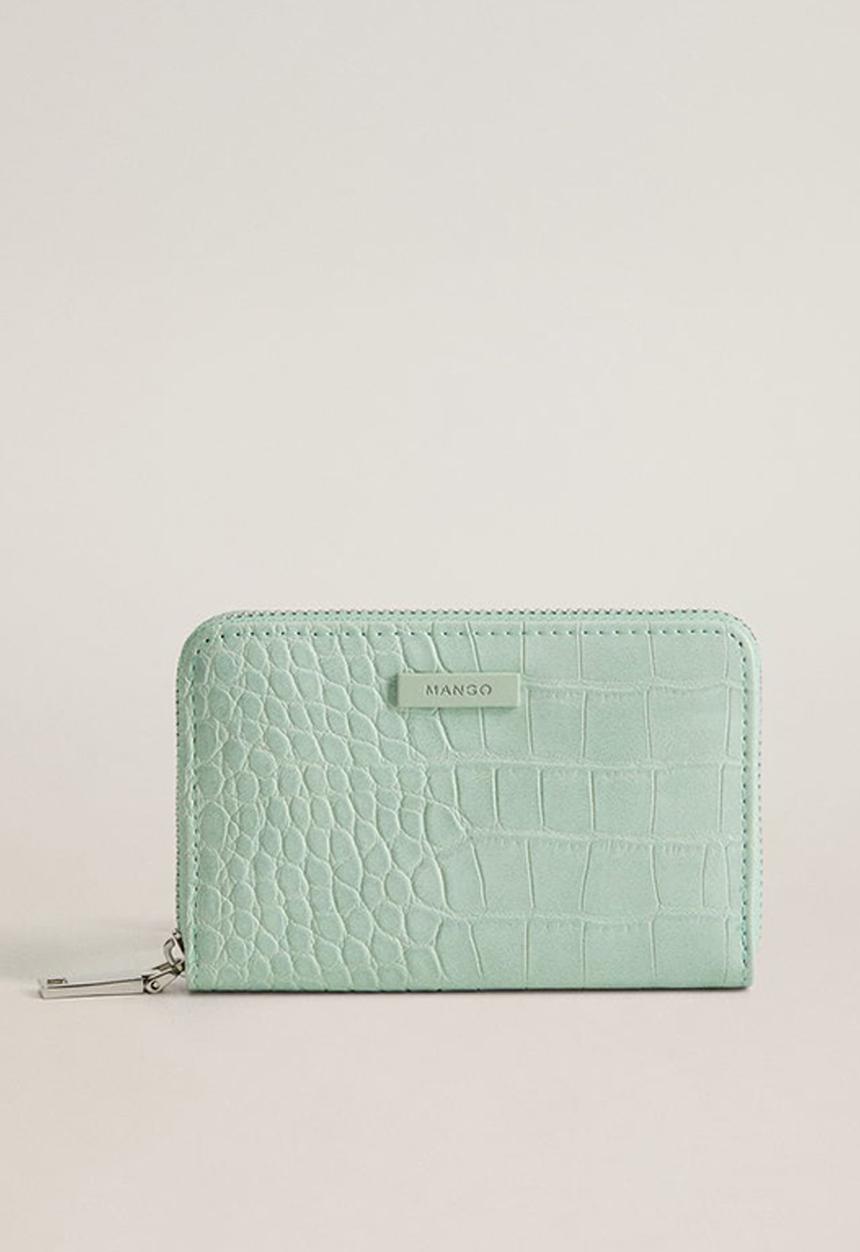 MANGO - Agustin wallet - pastel green