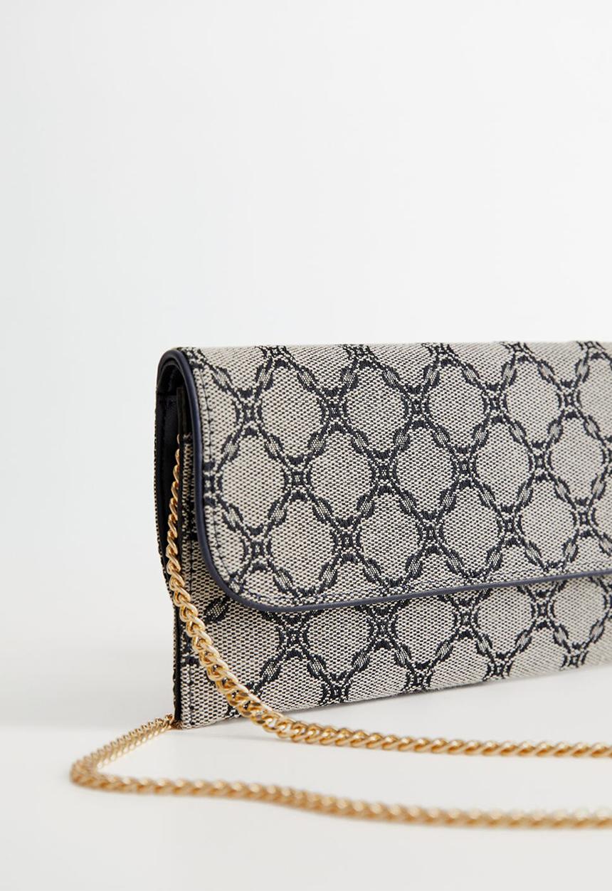 MANGO - Ride wallet - blue & grey 
